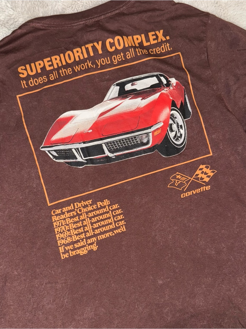 Men’s Corvette TShirt New With Tags Size Medium